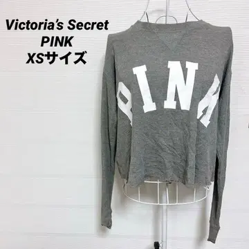 빅토리아 시크릿 핑크 와플 롱 슬리브 셔츠