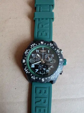 커스텀 손목시계 남성용 손목시계 새상품 쿼츠 크로노그래프 작동품