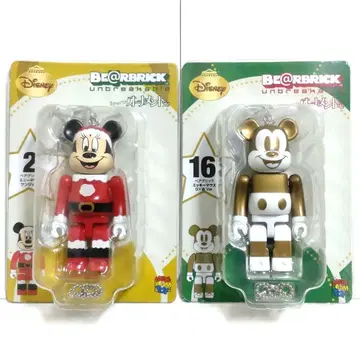 [ 미개봉 ] 디즈니 오너먼트 복권 베어브릭 미키 & 미니 마우스 3