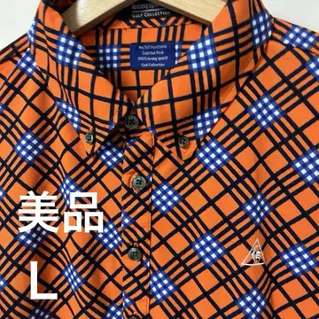 le coq sportif 골프 긴팔 셔츠 흡한속건 L