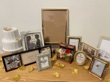 웰컴 스페이스 웨딩 굿즈 앤티크 골드 브라운