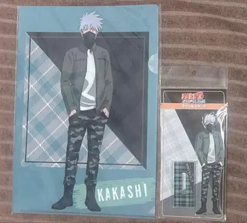 NARUTO 하타케 카카시 사복 아크릴 스탠드 클리어 파일
