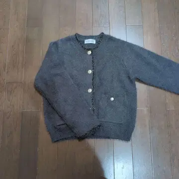 프레디&글로스터 재킷풍 샤기 가디건