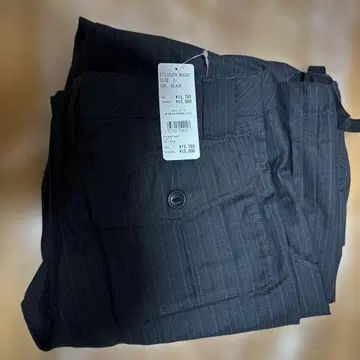 버팔로 보브스 블랙 스트라이프 카고 팬츠