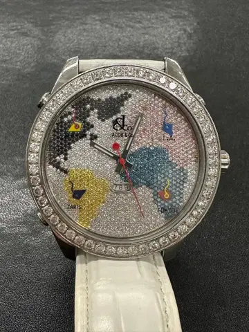JACOB & CO. 파이브 타임존 월드맵 시계 제이콥