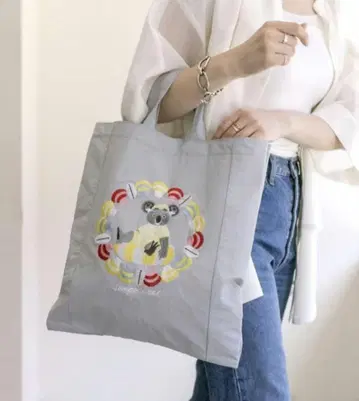 sampo x ear 자수 토트백 코알라 자수