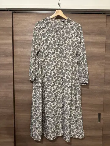 closet story 페이즐리 무늬 롱 원피스