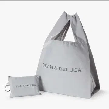 딘앤델루카 파우치 포함 에코백 토트 그레이