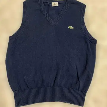 새상품급 Lacoste 네이비 V넥 니트 베스트