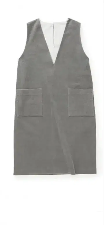 나카가와 마사시치 상점 코듀로이 튜닉 원피스 다크 그레이 프리