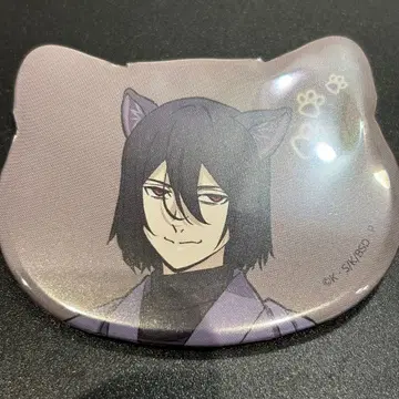 문호 스트레이독스 난자타운 미니게임 고양이형 캔뱃지 효도르