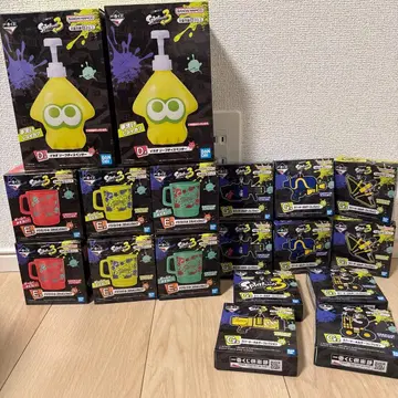 제일복권 스프라툰 3 캐릭터 굿즈 세트