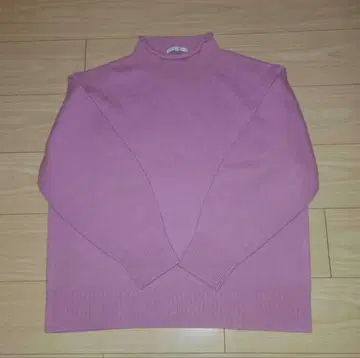 새상품급 23구 캐시미어 혼방 스웨터 핑크 38