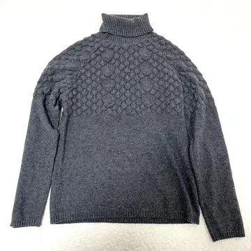 캐시미어 EMPORIO ARMANI 그레이 터틀 니트 스웨터 L 사이즈