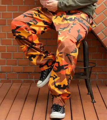 ROTHCO 카모플라쥬 카고 팬츠 오렌지 오렌지 카모