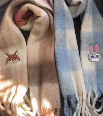 주디 닉 자수 머플러