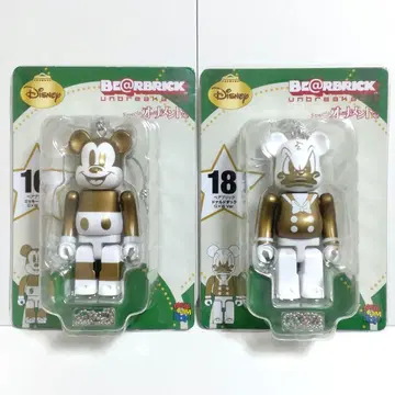 [ 미개봉 ] 디즈니 오너먼트 복권 베어브릭 미키 & 도날드 GxW