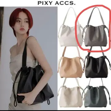 PIXY ACCS. 복조리 토트백 그레이