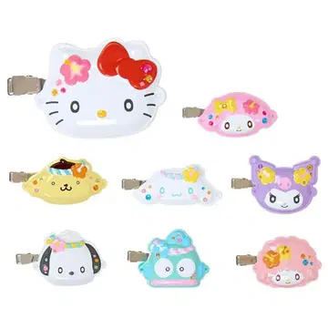 산리오 시크릿 헤어 클립 쿠로미 마이멜로디 세트