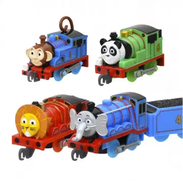 캡슐 프라레일 애니멀 기관차 세트