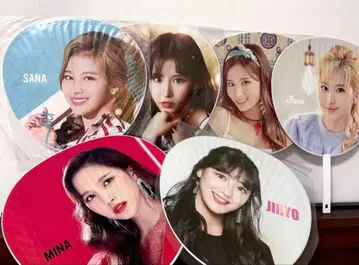 TWICE touchdown lights 부채 사나 미나 지효 세트