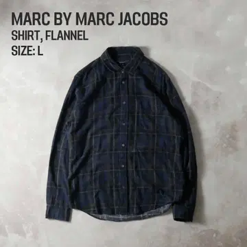 MARC BY MARC JACOBS 00s 체크 플란넬 셔츠 블랙 L