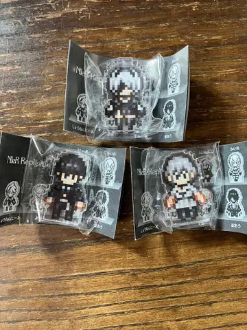 NieR Replicant 픽셀 아트 3체 세트