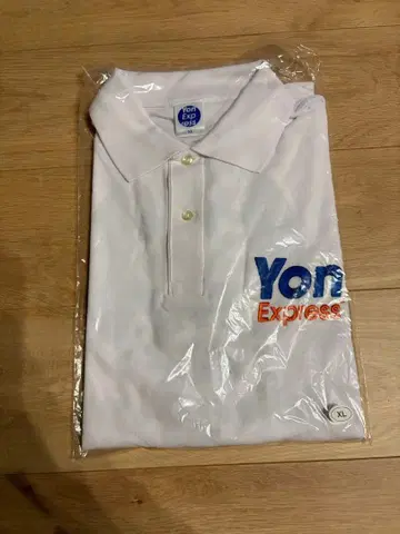 얀 익스프레스 피케 셔츠 XL 화이트