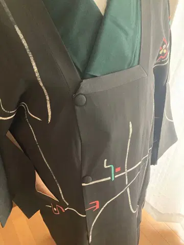 도유키 순수 실크 블랙