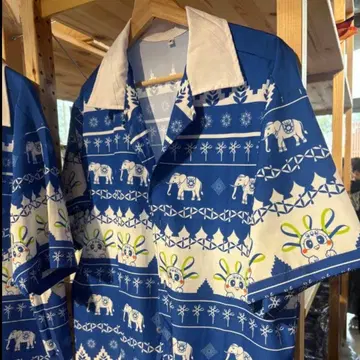 만박 태국 파빌리온 품자이 반팔 셔츠