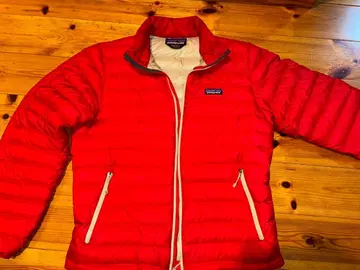 가격 인하 정품 patagonia 레드 다운 스웨터 M