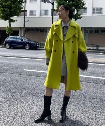 Ameri vintage TRENCH LIKE MIDI COAT