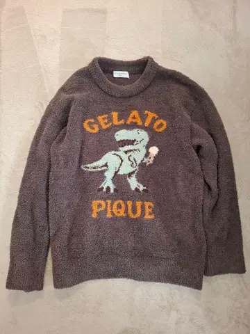 gelatopique/젤라피케 다이너소어 자카드 풀오버