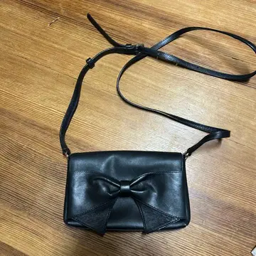 케이트 스페이드 미니백 숄더백 리본 블랙