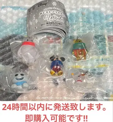 디즈니 캐릭터 메지루시 액세서리 winter 가챠 컴프