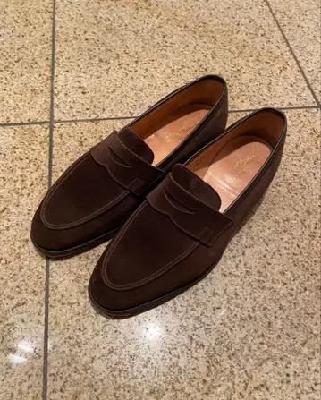 [ 특가 ] 로이드풋웨어 다크 브라운 스웨이드 로퍼