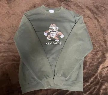 [ 레어 ] XLARGE 돈키콩 프린트 맨투맨 XL