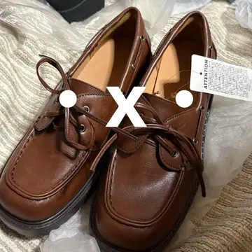 지유 데크 슈즈 브라운 L