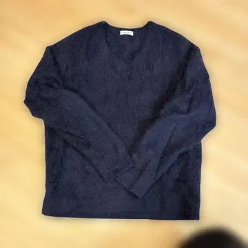 BEAUTY & YOUTH 네이비 긴팔 니트