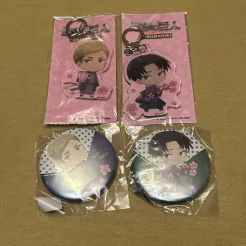 [ 미사용 새상품 ] 리바이 엘빈 꽃놀이 조사병단 2세트