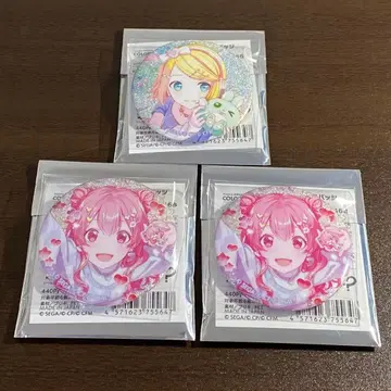 프로세카 글리터 캔뱃지 46B 모모이 아이리 카가미네 린