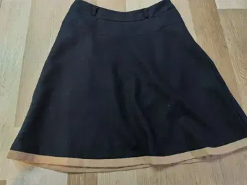 SOUP 블랙 플레어 스커트 사이즈 9