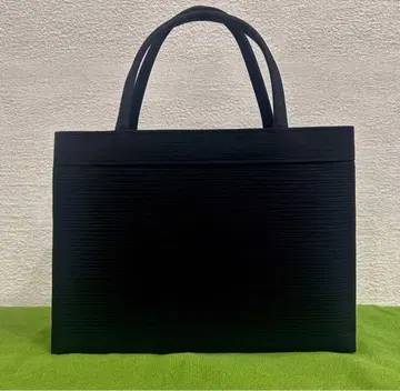 에리슈 일본 의류 토트백 A4 실크 가드 부착 연습 가방 올 블랙