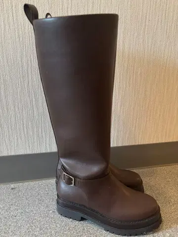 스나이델 롱 부츠 브라운