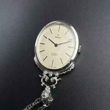 AROMA / 아로마 수동 와인딩 펜던트 워치 스위스산 실버