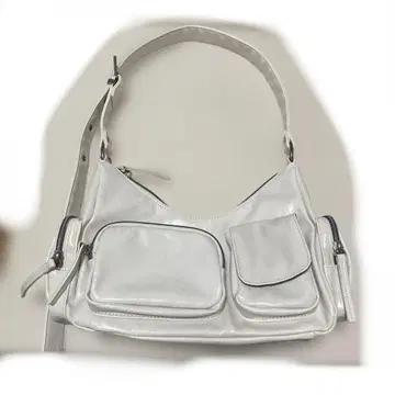 PAGE BOY 아웃포켓 BAG 화이트 숄더 가방 백