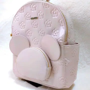 택 포함 새상품 MARY QUANT 디즈니 미키 백팩 핑크