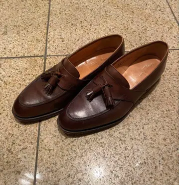 [특가] 로이드풋웨어 다크 브라운 가죽 태슬 로퍼