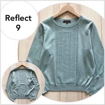 [ 새상품급 ] Reflect 레이스 편직 프론트 니트 사이즈 9