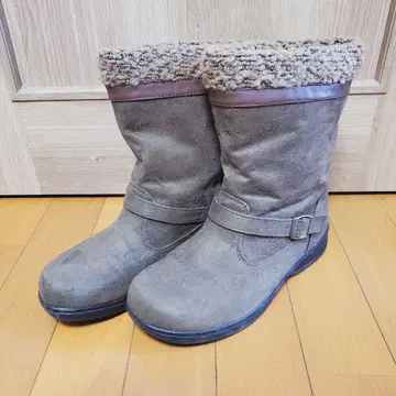 토파즈 스노우 부츠 브라운 스웨이드 23.5cm 4E 와이드 설계